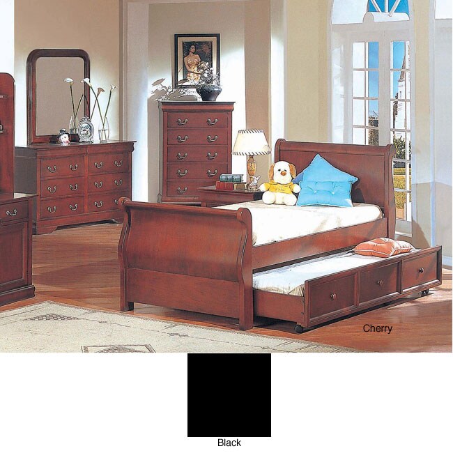   Phillipe 6 piece Twin Sleigh and Trundle Bedroom Set  