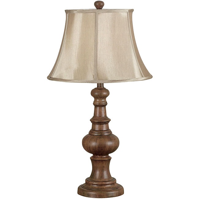 Madrona Wood Grain Table Lamp  