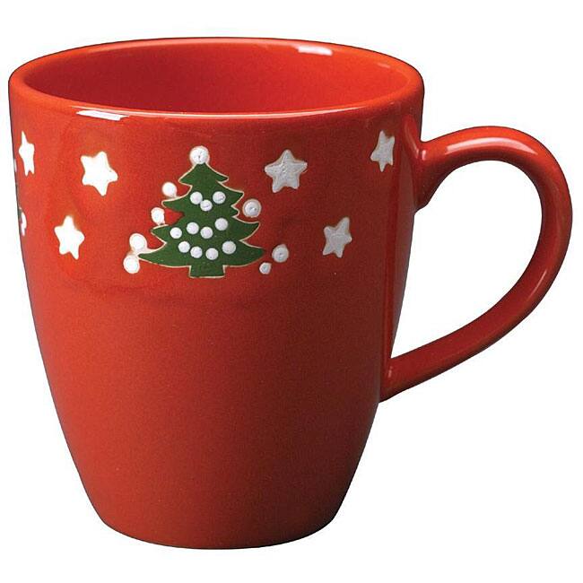 Waechtersbach Christmas Tree Jumbo Latte Mugs (Set of 2)