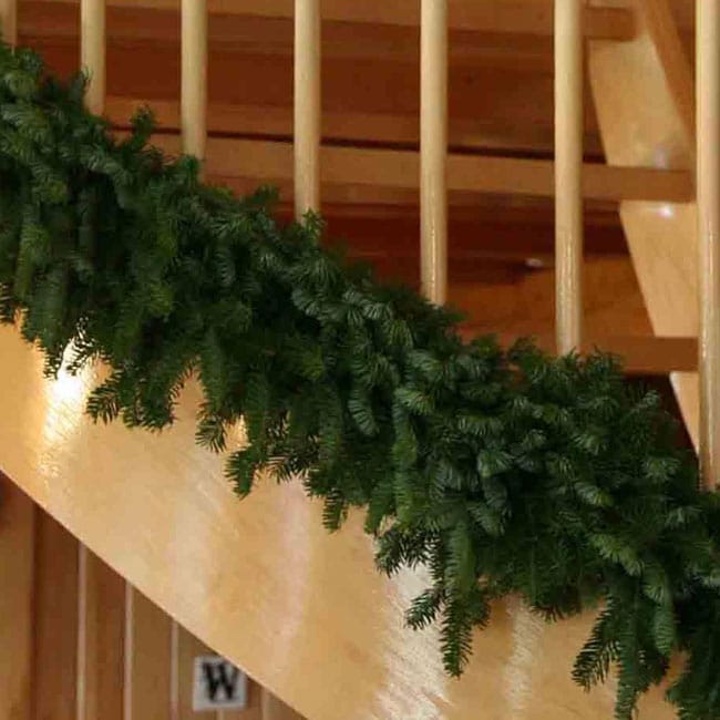 Shop Freshcut 9foot Maine Balsam Garland Free Shipping On Orders
