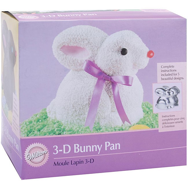 Shop Wilton 3D Bunny Cake Pan Set Free Shipping On Orders Over 45