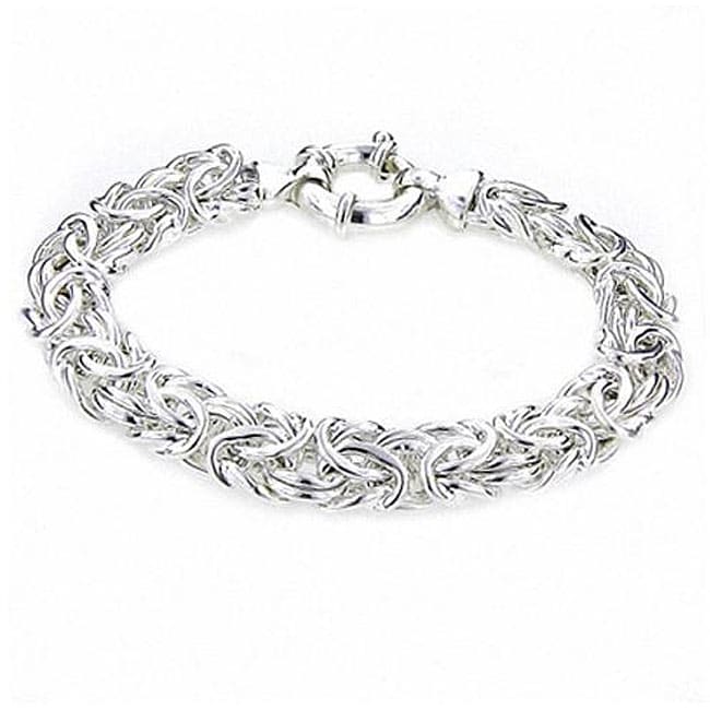 Sterling Silver Byzantine Bracelet Free Shipping Today Sterling Silver Byzantine Bracelet