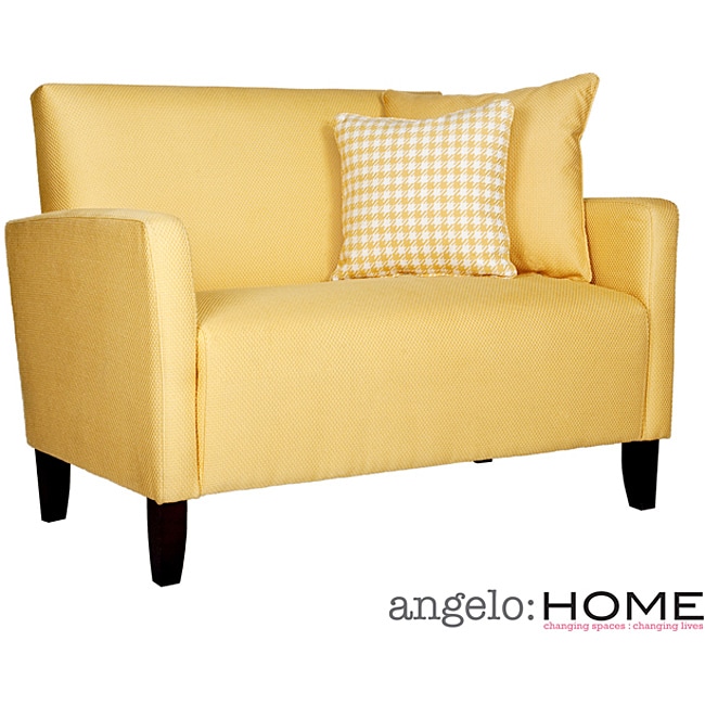 angeloHOME Sutton Sunflower Yellow Loveseat