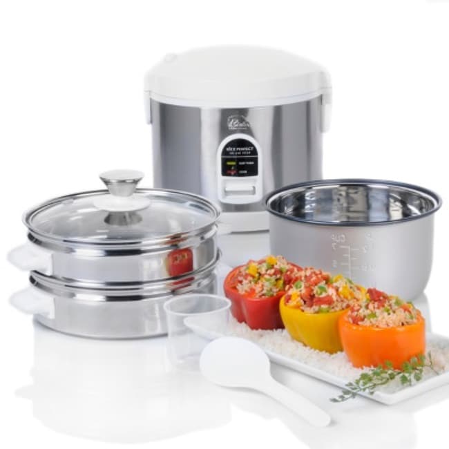 Aroma 8 Cup Digital Cool-Touch Rice Cooker and Food Steamer, Stainless,  Factory Remanufactured 