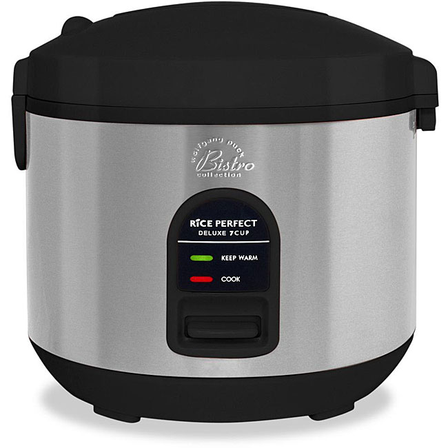 Wolfgang Puck Orange 7-cup Heavy-duty Rice Cooker with WP Recipes  (Refurbished)