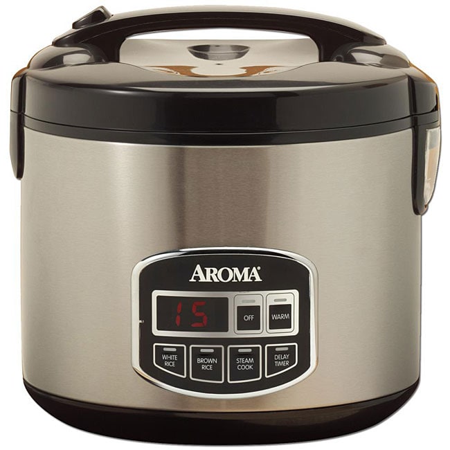 Shop Aroma 10-cup Programmable Rice Cooker - Free Shipping Today ...