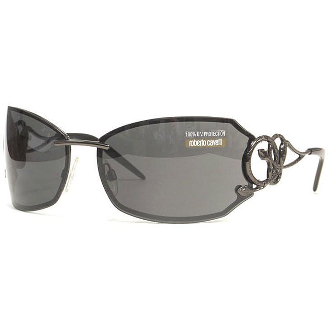 Roberto Cavalli RC 222 Caos Womens Black Designer Sunglasses