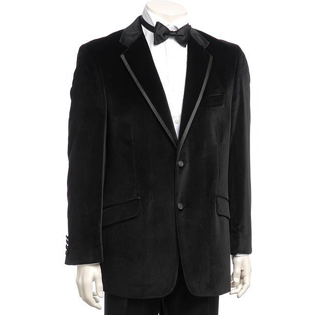 Joseph Abboud Black Tie Men's Velvet Dinner Jacket - Free Shipping