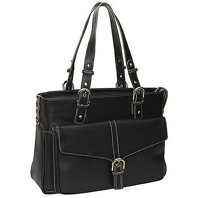 Shop Heritage Executive Business Leather Laptop Tote Free Shipping