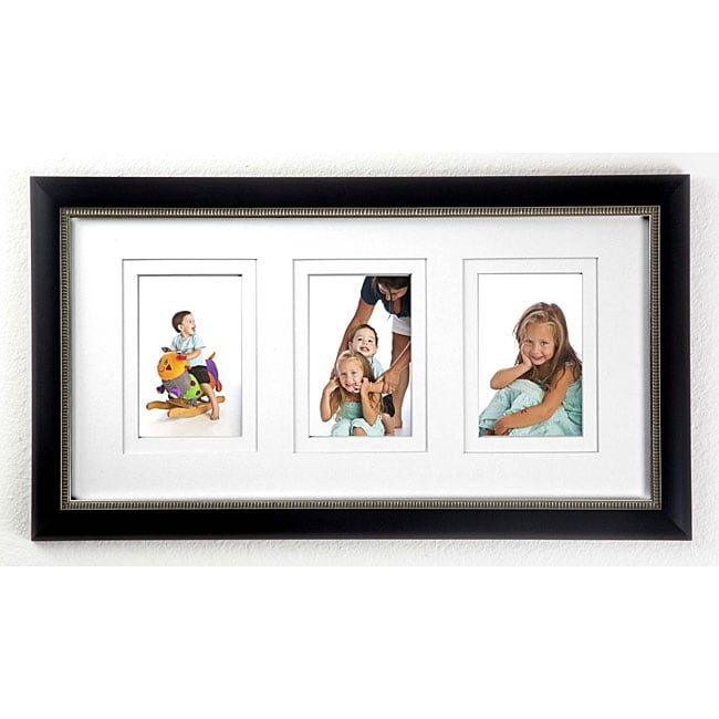 Tribecca Black 3 slot Photo Frame