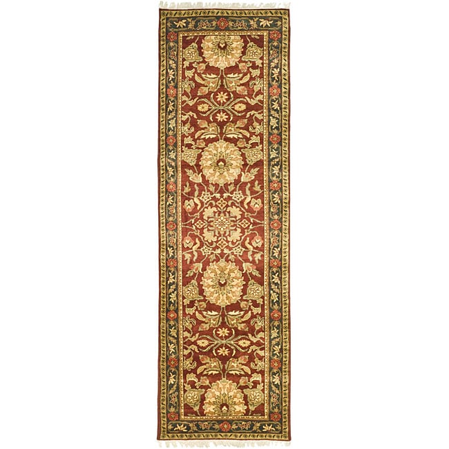 Oushak Hand knotted Legacy Zardi Wool Rug (3' x 10') Safavieh Runner Rugs