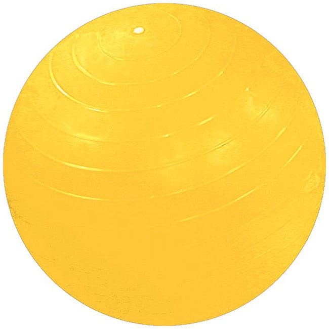 Cando Inflatable 59 inch Yellow Exercise Sensi Ball  