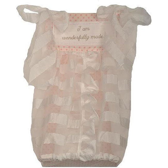 Cotton Tale Heaven Sent Girl Diaper Stacker Holds approximately 4