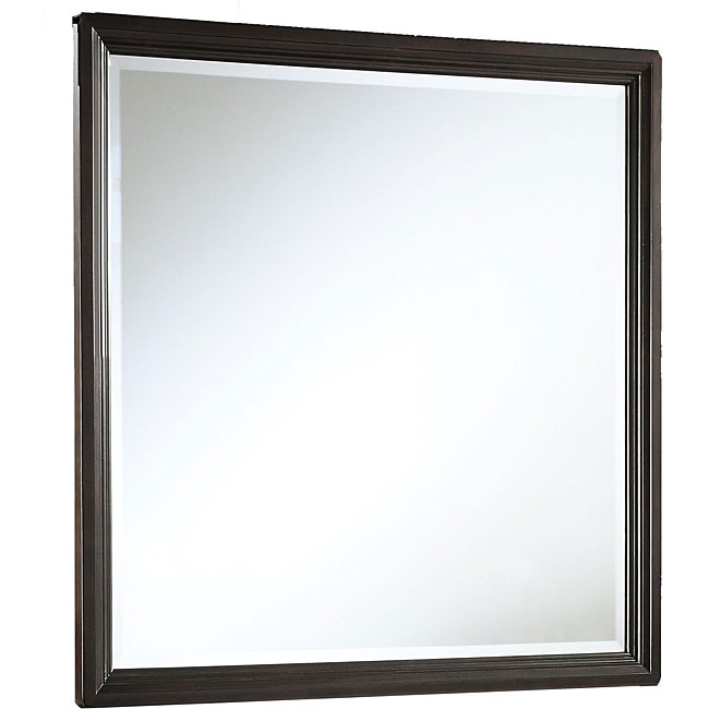 Mai Wave Chocolate Brown Dresser Mirror  