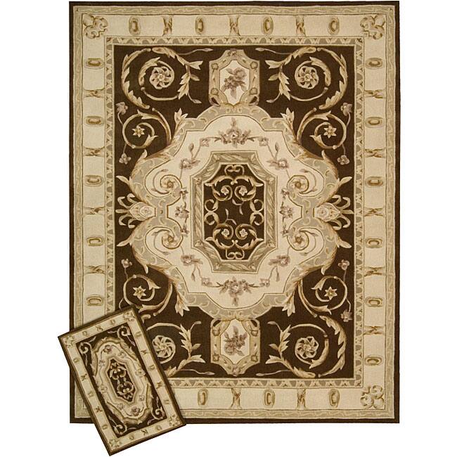 Nourison Hand-tufted FH600 Floral Wool Area Rug