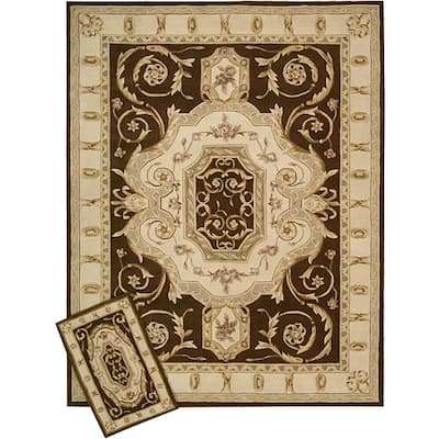 Nourison Hand-tufted FH600 Floral Wool Area Rug