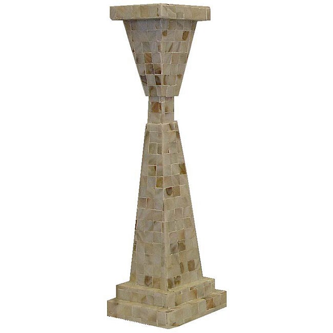 Mother Of Pearl 18 inch Candle Stand