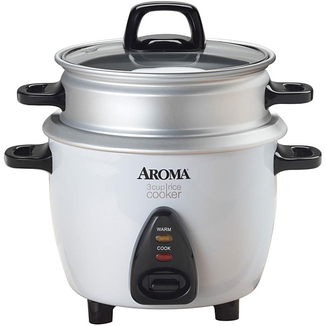 Aroma Pot-style Rice Cooker and Food Steamer - 12414421 - Overstock.com ...