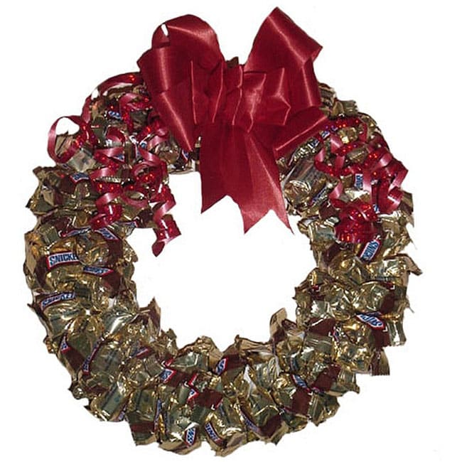 Snickers Candy Wreath  