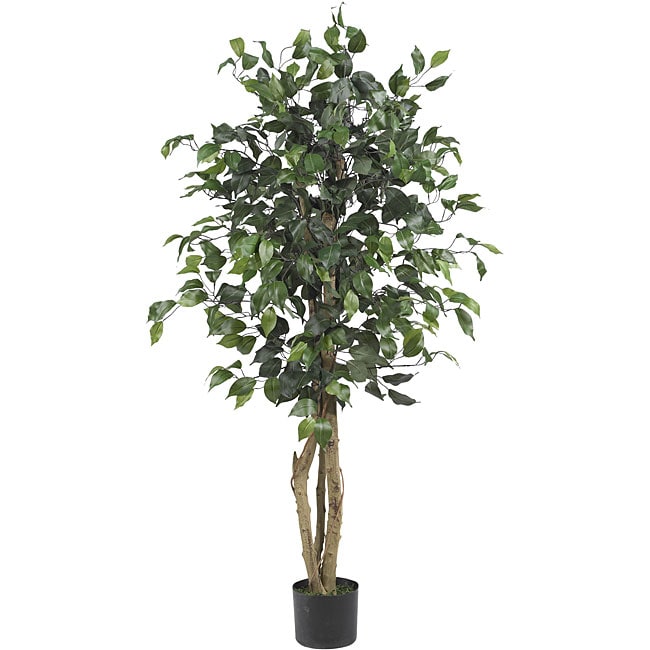 Ficus 4-foot Silk Tree - Green