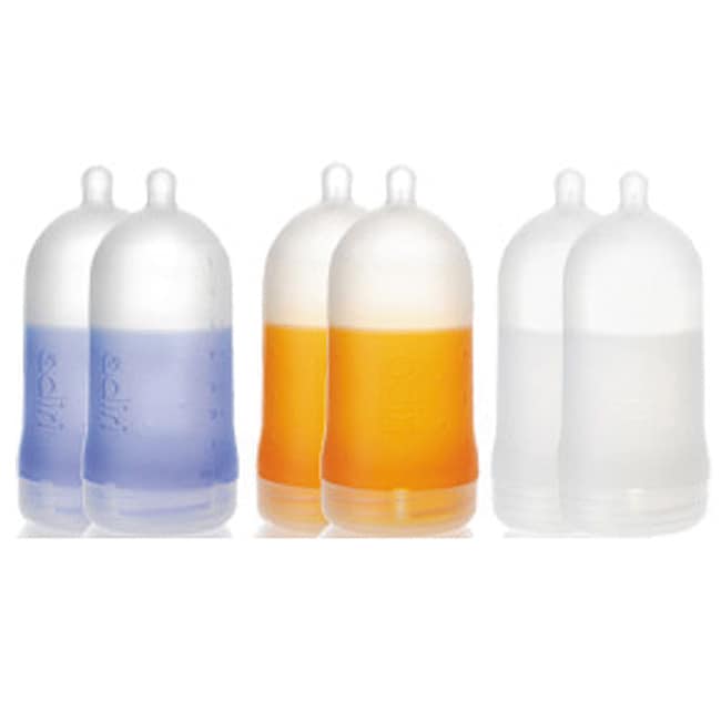 Adiri BPA free Natural Nurser Ultimate Bottles (Pack of 6)   