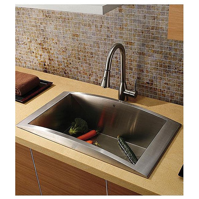 Vigo Top Mount Stainless Steel Kitchen Sink Free Shipping Today