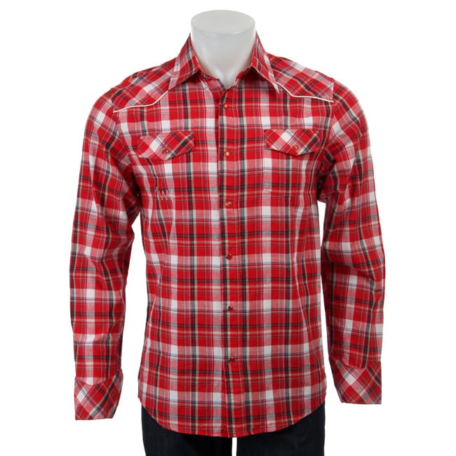 210 Mens Austin Plaid Woven Shirt