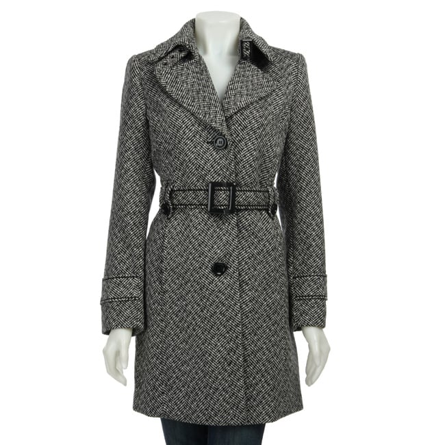 Giacca Women's Herringbone Coat - Free Shipping Today - Overstock.com ...