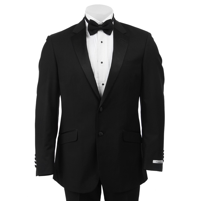 Kenneth Cole Slim Collection Men's Black Tuxedo - Free Shipping Today ...