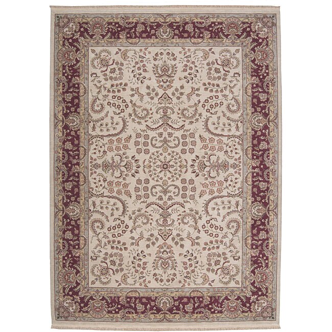 Nourison Ashton House Ribbon Trellis Kiwi Runner Rug