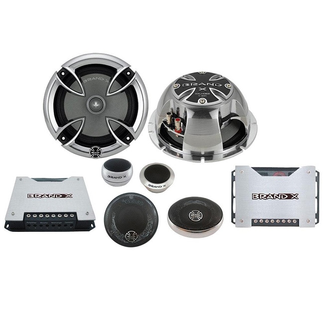 BrandX XXLHDS3 6.5 inch Three way Component Speaker System   