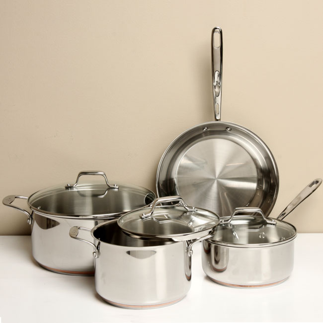 Emeril 12-Piece Stainless Steel Cookware Set 