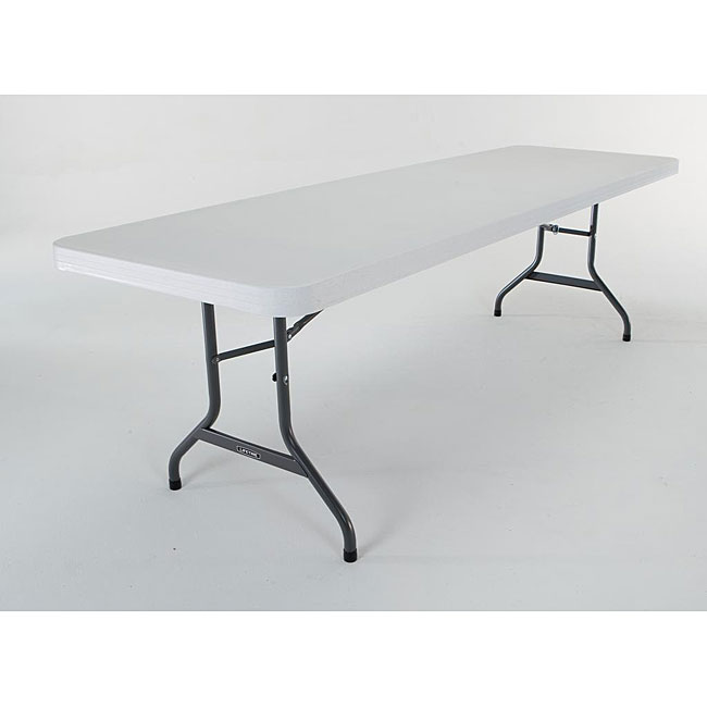 Shop Lifetime 8-foot Folding Banquet Tables (Pack of 4) - Free Shipping ...