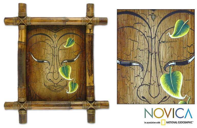 'Lotus In Mind' Framed Original Painting (Thailand)