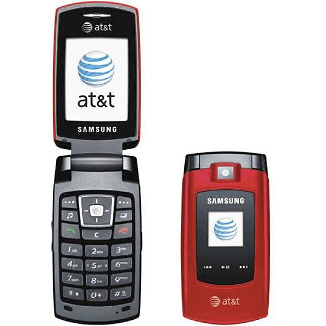 Samsung Sync A707 Unlocked Red GSM Flip Phone Free Shipping Today