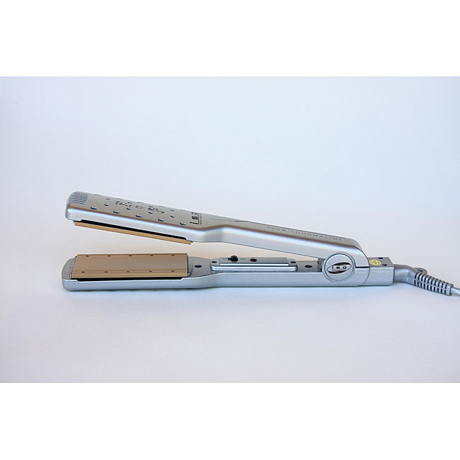 ISO Wet and Dry 2 inch Silver Ceramic Tourmaline Flat Iron   