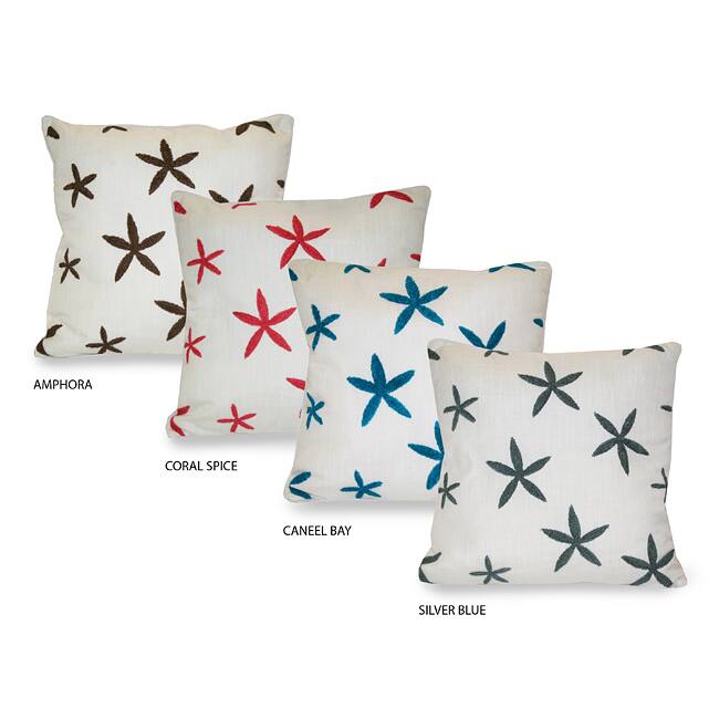 'Sea Star' Starfish Towel-stitch Pillow