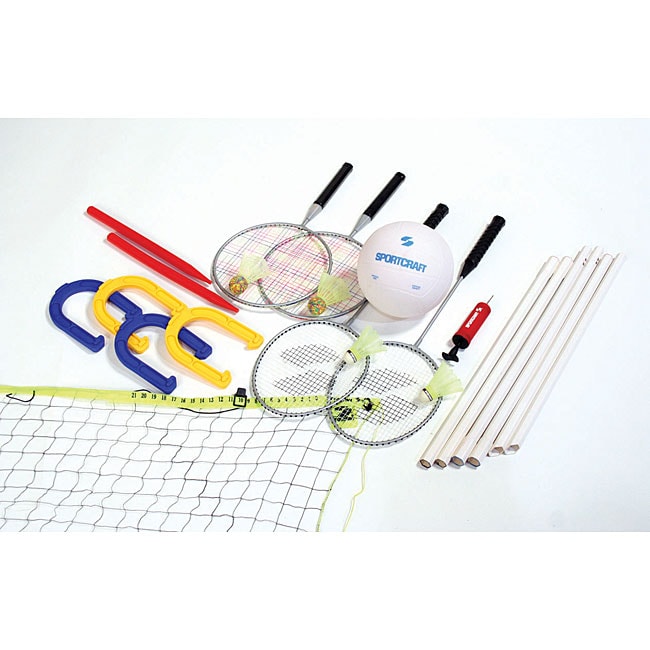 Sportcraft 4 In 1 Combo Outdoor Game Set