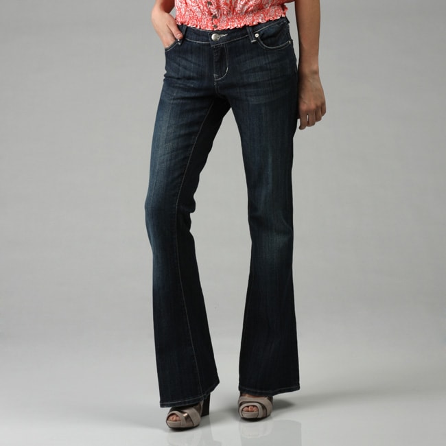 Seven 7 Womens Basic Dark Jeans  