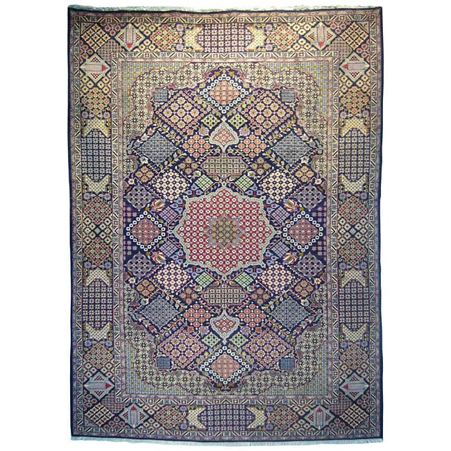 Persian Tabriz Hand knotted Rug (99 x 138)