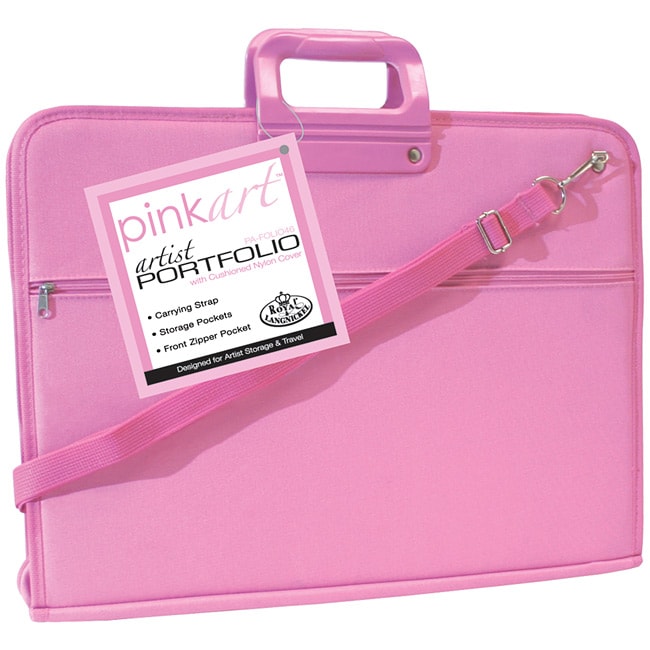 Pink Art 14x18 Artist Portfolio Case  