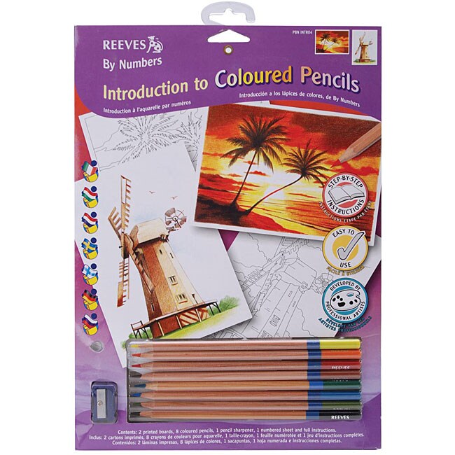 Shop Introduction To Art By Number Colored Pencil Kit - Free Shipping