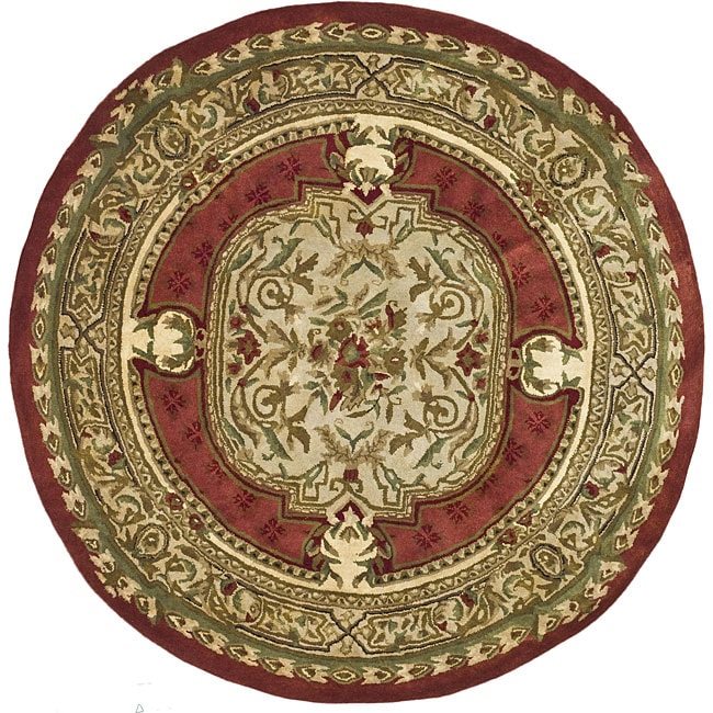 Traditional, Red Oval, Square, & Round Area Rugs from