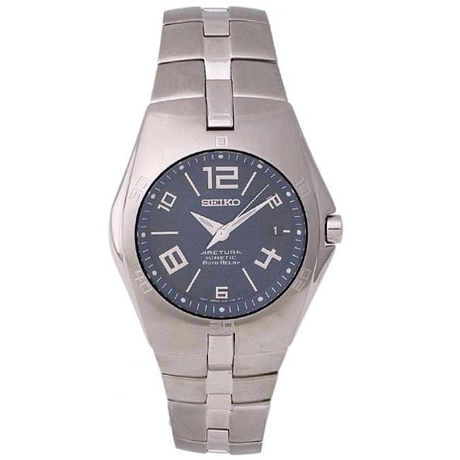 Seiko Men's Arctura Autorelay Blue Dial Steel Watch Free