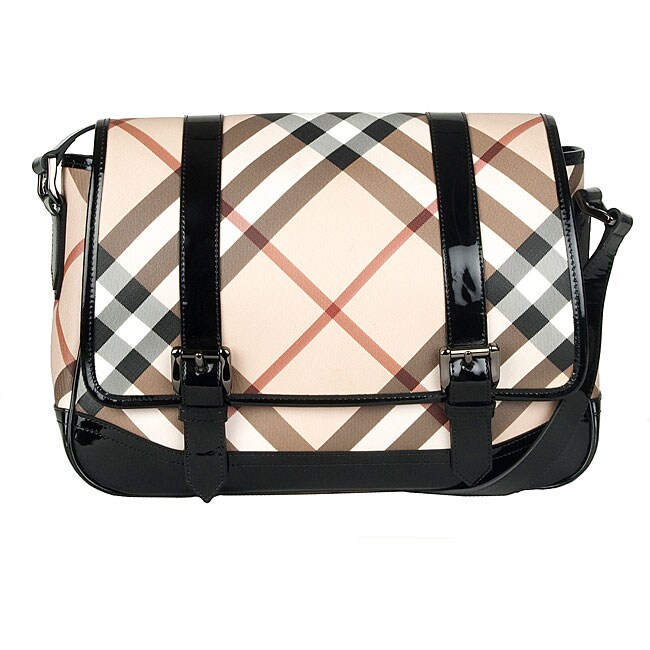 Burberry Newton Canvas Messenger Bag  