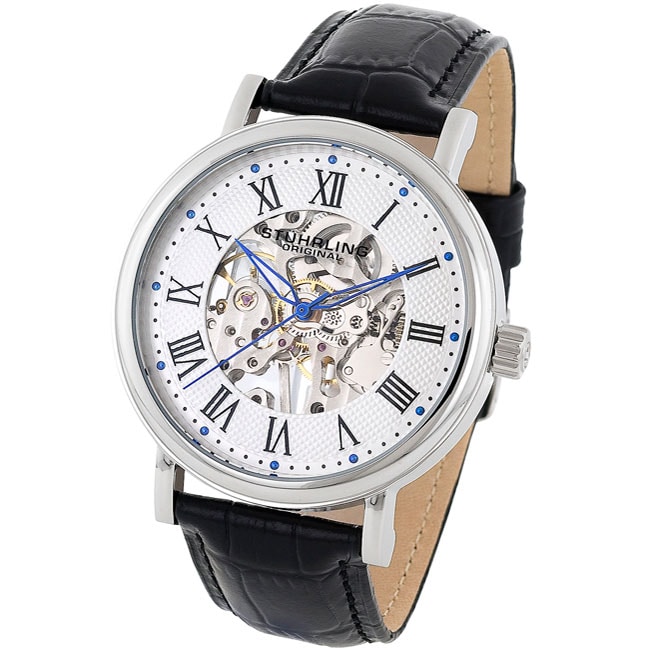 Stuhrling Original Mens Montague Skeleton Mechanical Watch