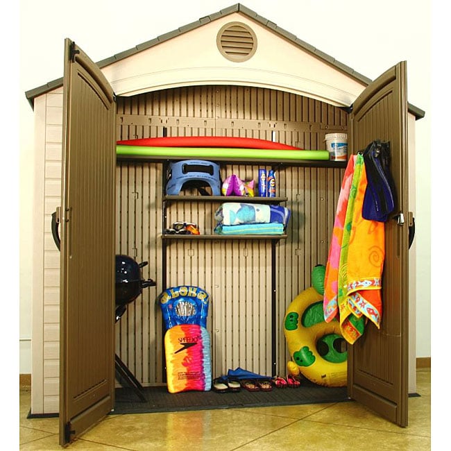 Lifetime Indoor/ Outdoor Storage Closet - 12596409 - Overstock.com 
