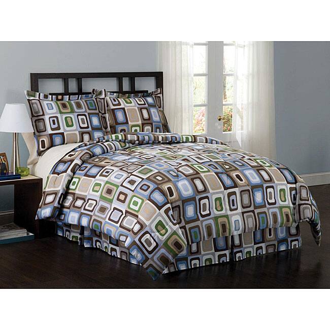 Square Dot 7-piece Comforter Set
