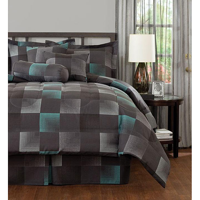 Shadow Printed 7 piece Comforter Set  