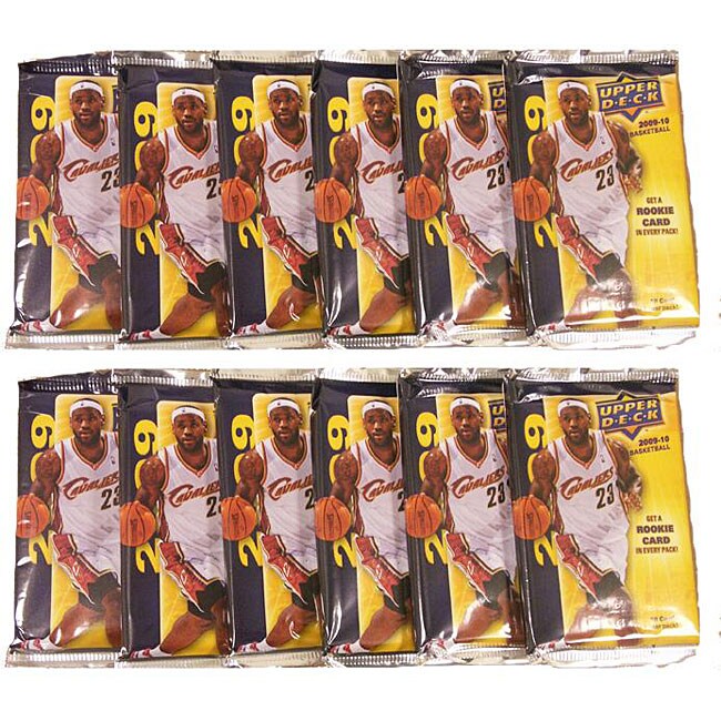 NBA Upper Deck 2009 Trading Card Packs (Box of 12)  
